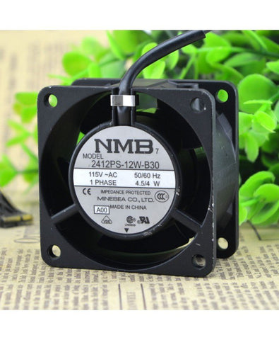 Original NMB 2412PS-12W-B30 6CM 115V 4.5W cooling fan