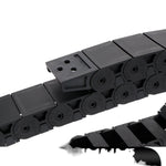 Cable Chain 18*18 18*25 18*37 18*50mm 1M Semi-Enclosed Interior Opening Wire Transmission Carrier Plastic Drag Towline