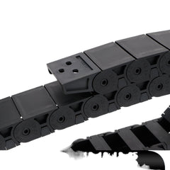 Cable Chain 18*18 18*25 18*37 18*50mm 1M Semi-Enclosed Interior Opening Wire Transmission Carrier Plastic Drag Towline