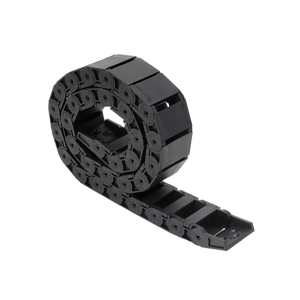 Cable Chain 18*18 18*25 18*37 18*50mm 1M Semi-Enclosed Interior Opening Wire Transmission Carrier Plastic Drag Towline