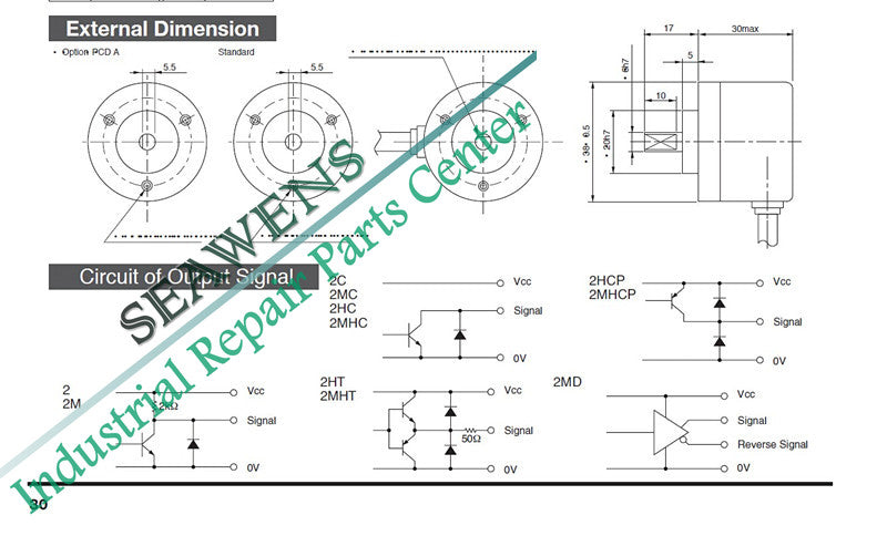 Rotary Encoder OVW2-06-2MHT-10-20-01 HES-1024-2MD 25-036-2MHC P