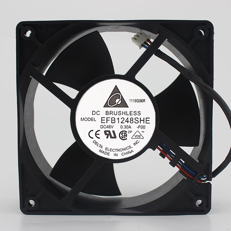 12038 48V 0.30A 12CM Server Cabinet Inverter fan EFB1248SHE
