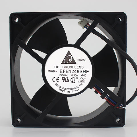 12038 48V 0.30A 12CM Server Cabinet Inverter fan EFB1248SHE