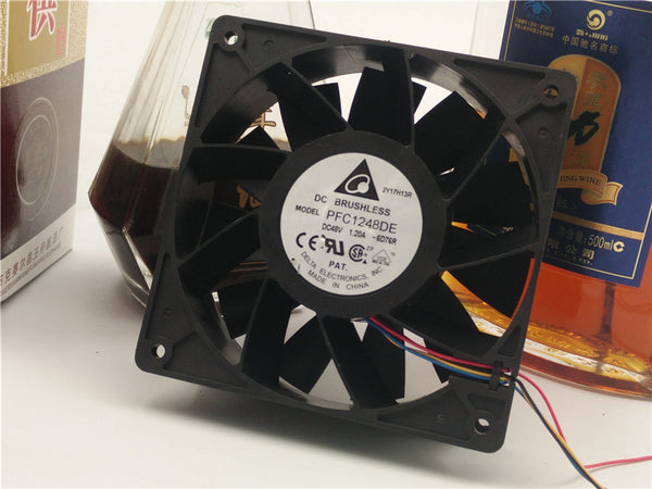 12CM 120*120*38mm 48V 1.20A PFC1248DE 4Line fan