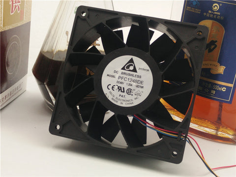12CM 120*120*38mm 48V 1.20A PFC1248DE 4Line fan