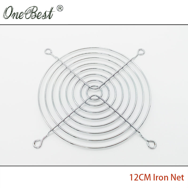 12CM Fan Iron Net CPU Cooling Fan Cover Finger Guard Motherboard Fan Protection Net 120*120MM Computer Fan for 12025/12038 AC/DC