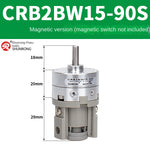 Blade Type Swing Rotary Cylinder CRB1BW50-90S Degree CRB2BW15/20/30/90S/180S/270S