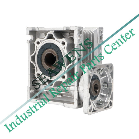 Servo Motor NMRV050 Gearbox Worm Gear Reducer Ratio 5 ：1/100: 1 Input Shaft 11/14/19mm Input Holes 25mm for CNC