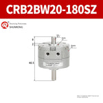 Blade Type Swing Rotary Cylinder CRB1BW50-90S Degree CRB2BW15/20/30/90S/180S/270S