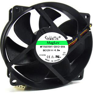2 For SUNON KDE1209PTVX, 13.MS.B2623.AF.GN DC 12V 4.4W 4-wire 4-pin 110mm 92x92x25mm Server Round Cooling fan