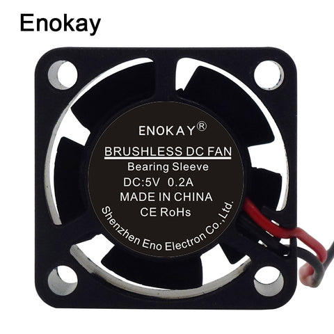 20PCS Lot Enokay 12V 2Pin 25MM 25x25x10mm 2510 DC Axial Cooler Fan