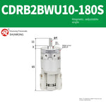 Blade Type Swing Rotary Cylinder CRB1BW50-90S Degree CRB2BW15/20/30/90S/180S/270S