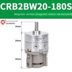 Blade Type Swing Rotary Cylinder CRB1BW50-90S Degree CRB2BW15/20/30/90S/180S/270S