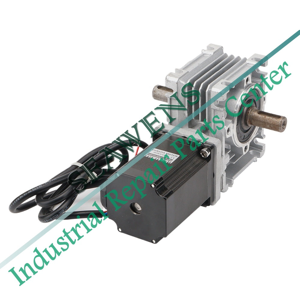 Worm Gearbox NMRV-040 Reducer Gear Ratio 5:1/100:1 Input 14mm Output 18mm Shaft Reducer Suitable For Nema24/ Nema34 Motor