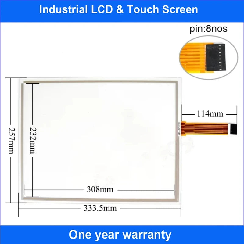 Touch Screen 95411-04 RES-15.1-PL8 Touch Screen Panel for 3M/Microtouch P/N:95411-04 RES-15.1-PL8 Touchscreen
