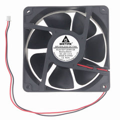 2pcs Gdstime Big Airflow 2 Pin DC Fan 24V 12038S 120mm x 38mm Industrial Machine Cooling Fan 120mm 12cm