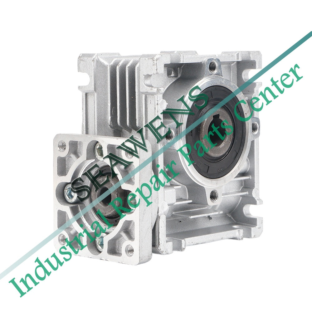 Worm Gear Reducer NMRV030 High Torque Gearbox Reducer Input 9/11mm Gear Ratio 5:1/80:1 Suitable for Nema23 Motor