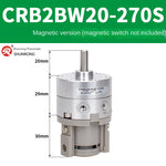 Blade Type Swing Rotary Cylinder CRB1BW50-90S Degree CRB2BW15/20/30/90S/180S/270S