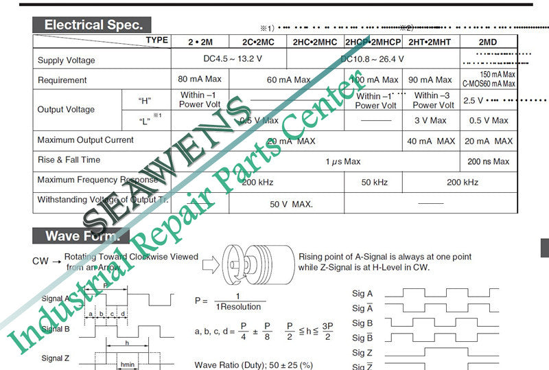 Rotary Encoder OVW2-06-2MHT-10-20-01 HES-1024-2MD 25-036-2MHC P