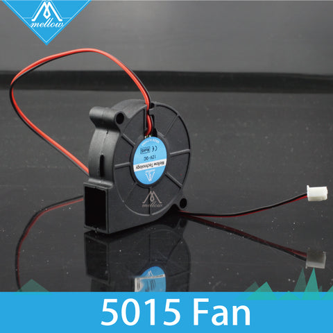 3D Printer Fan 5015 12V 24V 0.15A Sleeve Bearing Brushless Fan centrifugal for Reprap i3 DC Cooling Fan Turbo fan 5015S