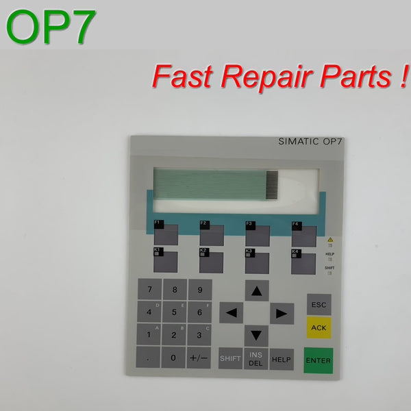 Membrane keypad for 6AV3607-5BB00-0AL0 OP7 DP, 6AV3 607-5BB00-0AH0 hmi keypad ,simatic HMI keypad , IN STOCK