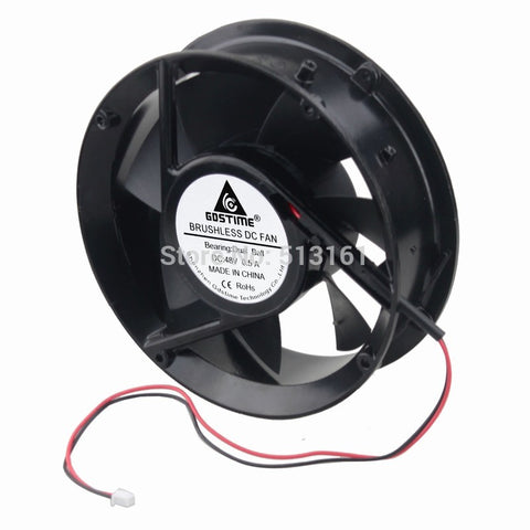 3Pcs Gdstime 170MM 48V DC 17251 170*170x51mm Ball Industrial Cabinet Inverter Cooling Fans