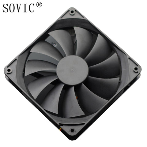 3PIN 140mm DC 12V 4500RPM Miner Mining Case Cooling Fan for BTC Miner Bitcoin Antminer S7 S9 Low Noise Powerful Server Cooler