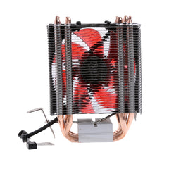 4 Heatpipe 130W Red CPU Cooler 3-Pin Fan Heatsink For Intel LGA2011 AMD AM2 754 &amp;#8211; L059 New hot