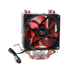 4 Heatpipe 130W Red LED CPU Cooler Fan 3Pin Aluminum Heatsink For Intel LGA775/1156/1155 AMD AM3/AM2+/AM2 92*92*25mm C26