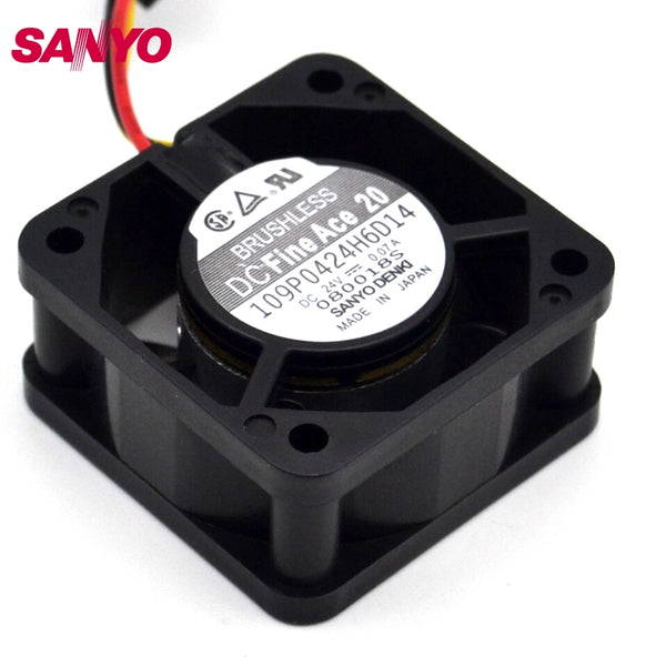 4020 cooling fan 24V 109P0424H6D14 numerical control machine tool inverter fan 10 pcs/lot