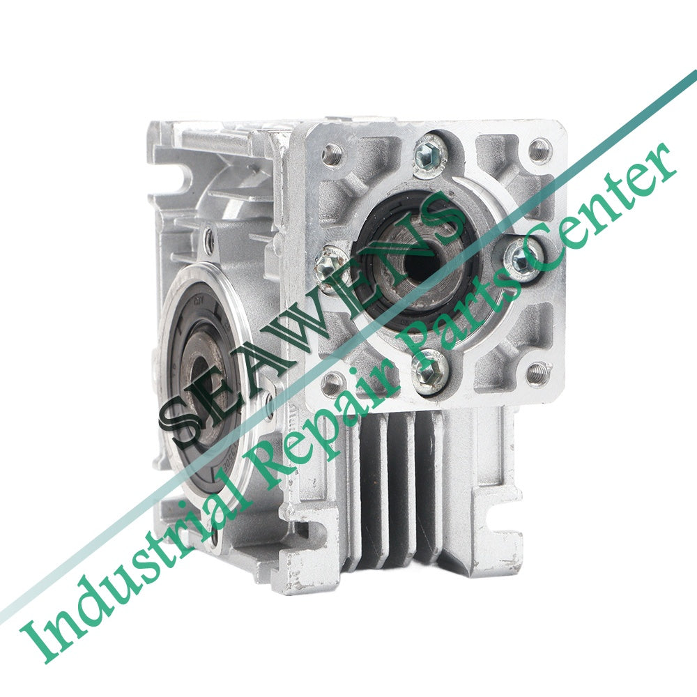 Worm Gear Reducer NMRV030 High Torque Gearbox Reducer Input 9/11mm Gear Ratio 5:1/80:1 Suitable for Nema23 Motor