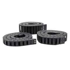 Cable Chain 15*15 15*20 15*30 15*40 15*50mm Semi-Enclosed Interior Opening Wire Transmission Carrier Plastic Drag Towline