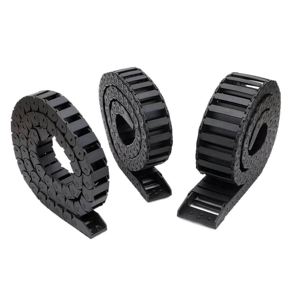 Cable Chain 15*15 15*20 15*30 15*40 15*50mm Semi-Enclosed Interior Opening Wire Transmission Carrier Plastic Drag Towline