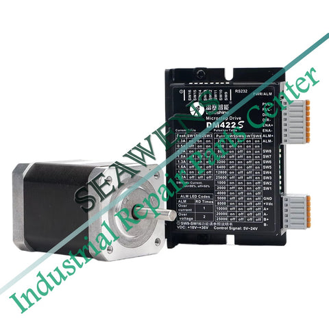 Leadshine 2Phase Stepper Driver DM522S 18-36VAC + Motor 42CM08 Length 60mm For Co2 Laser Cutting and Engraving Machine