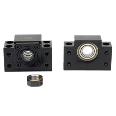 Ball Screw End Support BKBF10-BKBF40 Series Flange Fixed Support Seat Use For BallScrew SFU1605-SFU4010