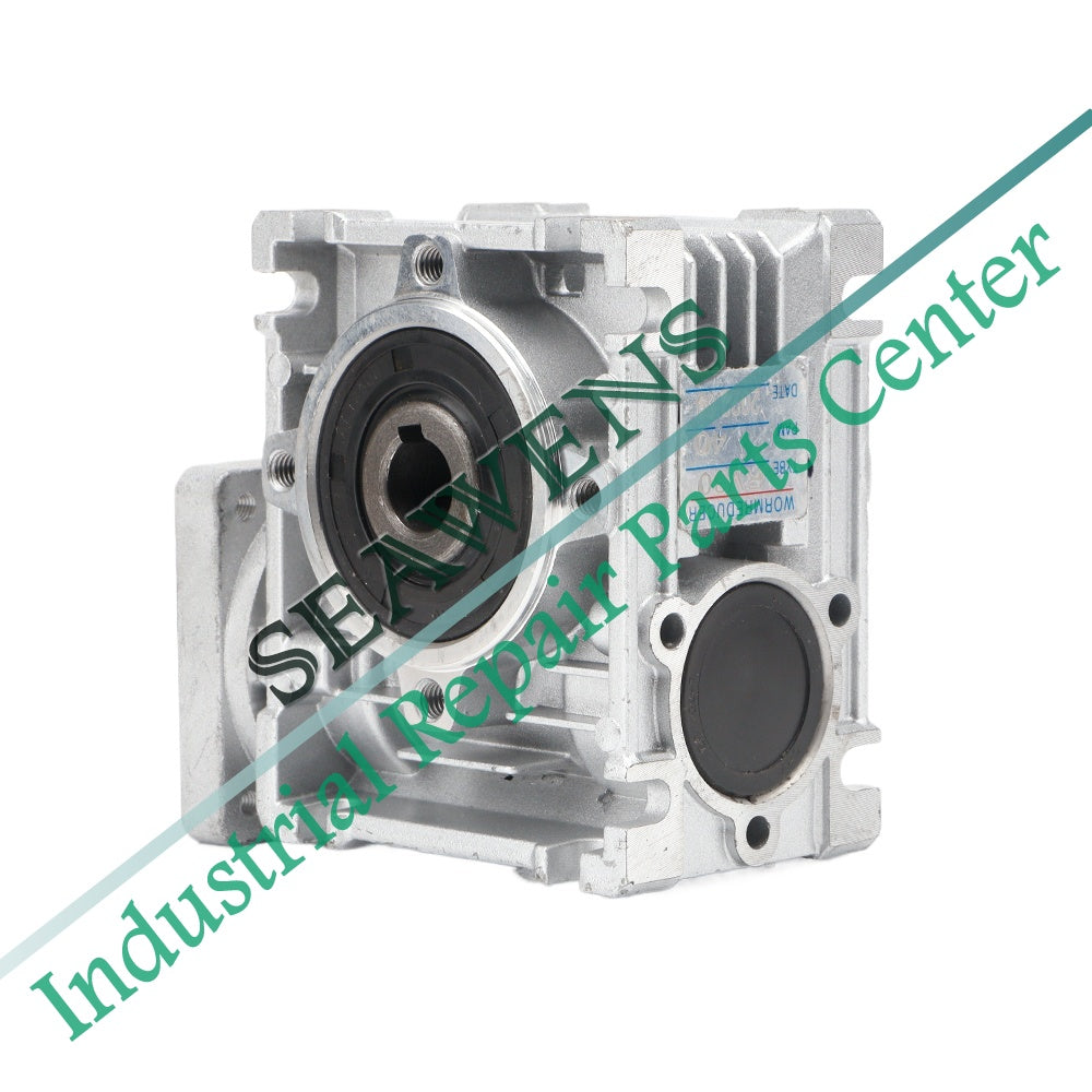Worm Gearbox NMRV-040 Reducer Gear Ratio 5:1/100:1 Input 14mm Output 18mm Shaft Reducer Suitable For Nema24/ Nema34 Motor
