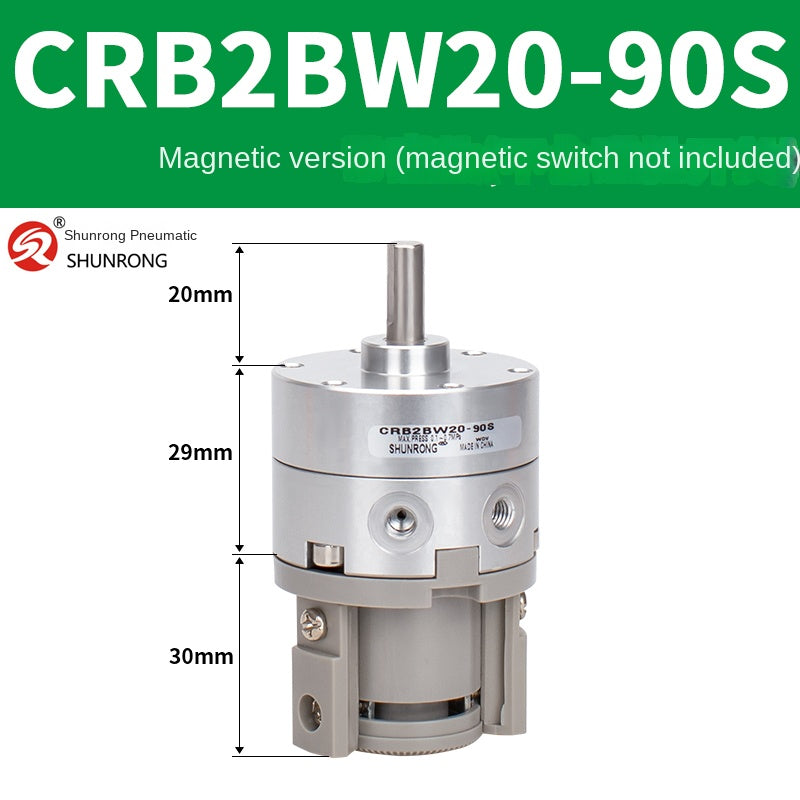 Blade Type Swing Rotary Cylinder CRB1BW50-90S Degree CRB2BW15/20/30/90S/180S/270S