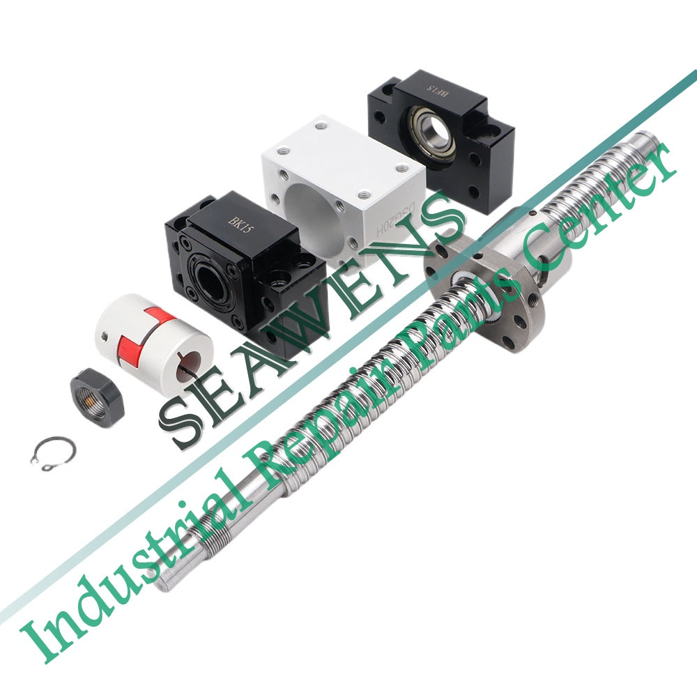 Screw Nut Set SFU1204 1610 2010 2510 3210 4010 Ball Screw+Ball Nut+Nut Holder+BK/BF Support Seat+Fixing Seat+Coupling CNC