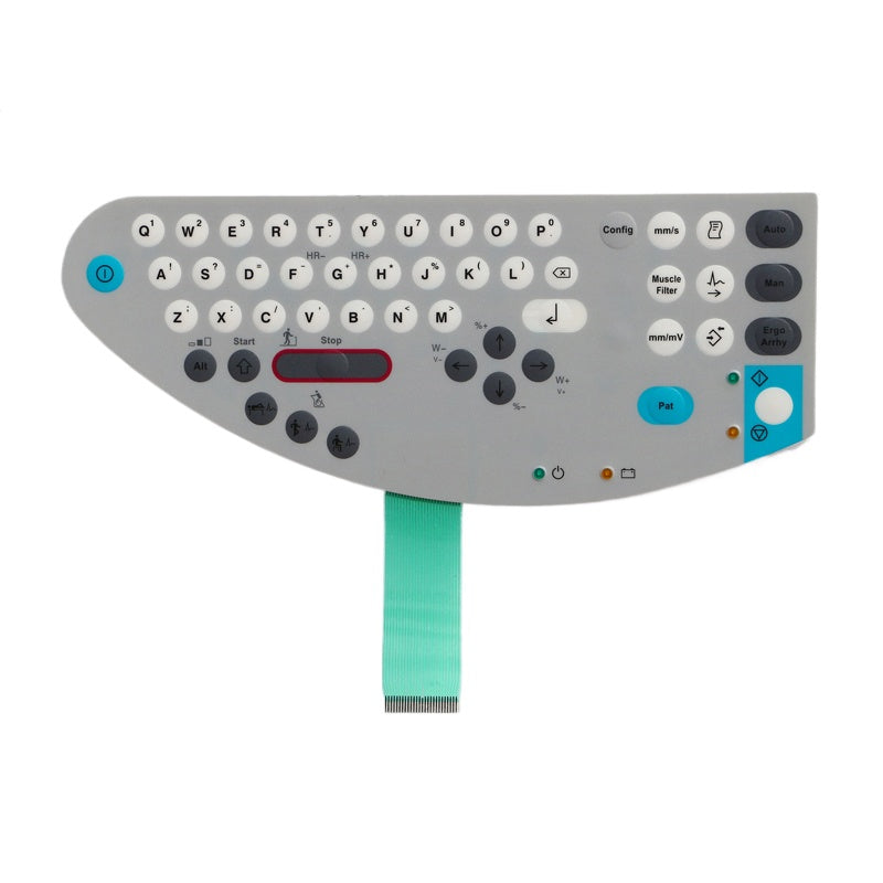 MAC1200 MAC1200ST Membrane Keypad for GE Healthcare ECG/EKG Machine