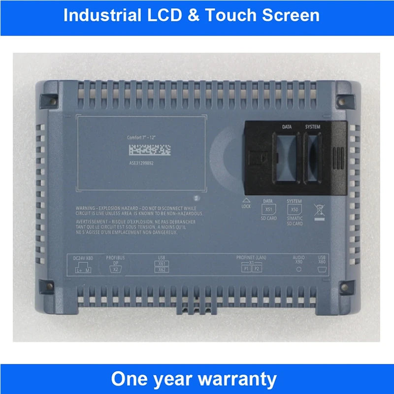 TP700 Comfort 6AV2124-0GC01-0AX0 Touch Screen Glass AMT10427 with Overlay Film Back Case Shell Plastic Cover for Siemen.s