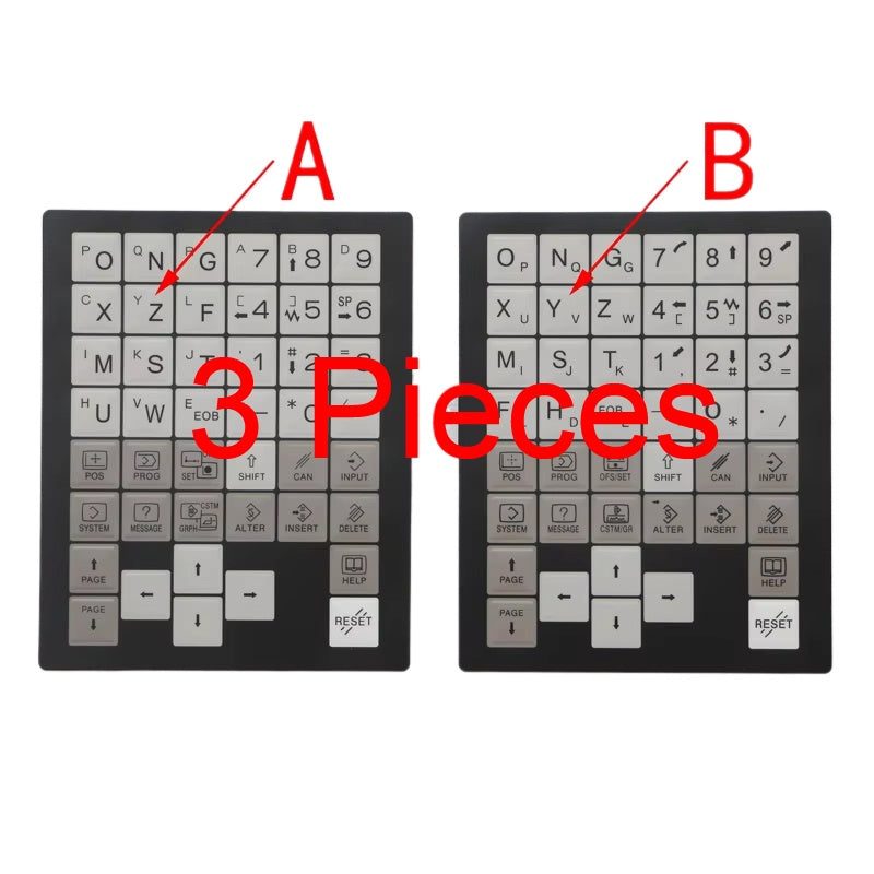 3PCS New A98L-0005-0298#T/#M A02B-0319-K710#T Membrane Keypad for FANUC 0i-TC CNC Panel