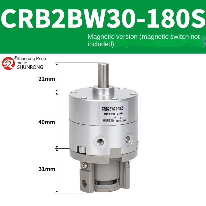 Blade Type Swing Rotary Cylinder CRB1BW50-90S Degree CRB2BW15/20/30/90S/180S/270S