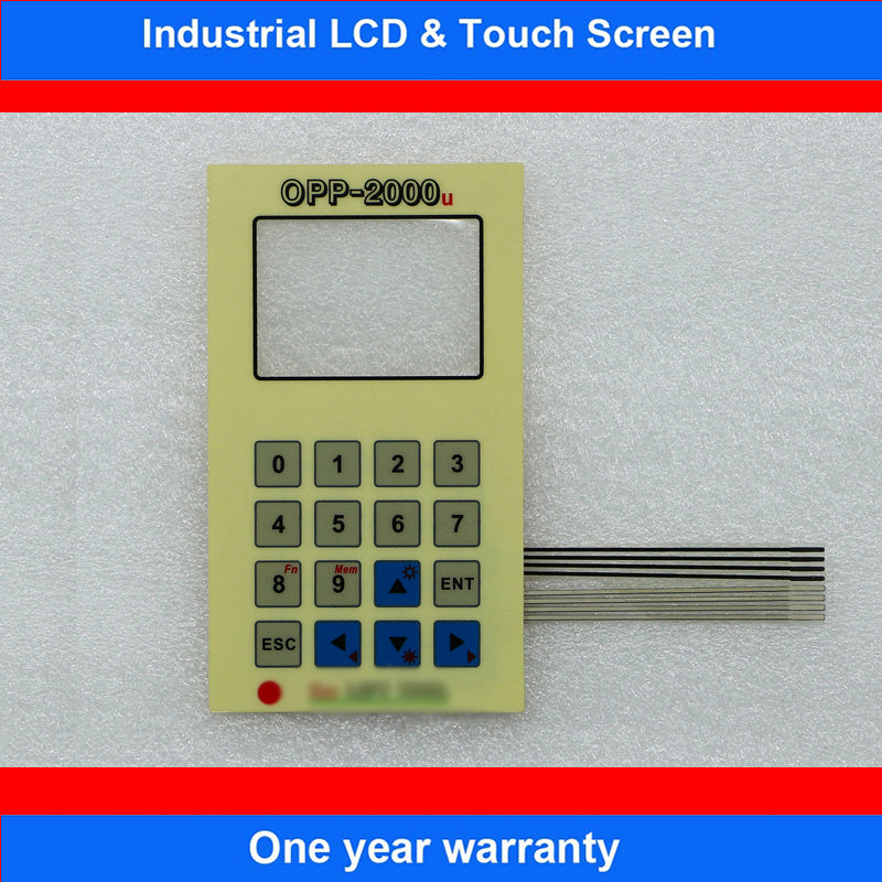 Membrane Switch Keypad OPP-2000u Industrial Control Panel Keyboard Replacement