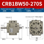 Blade Type Swing Rotary Cylinder CRB1BW50-90S Degree CRB2BW15/20/30/90S/180S/270S
