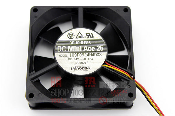 9025 DC: 24V 0.12A inverter cooling fan 109P0924H4D08