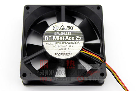 9025 DC: 24V 0.12A inverter cooling fan 109P0924H4D08