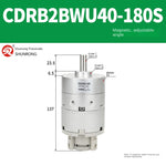 Blade Type Swing Rotary Cylinder CRB1BW50-90S Degree CRB2BW15/20/30/90S/180S/270S