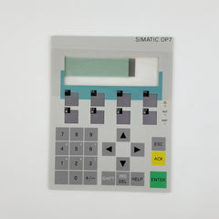 New Membrane keyboard 6AV3 607-5BB00-0AL0 for OP7 DP, hmi keypad , simatic HMI keypad , IN STOCK