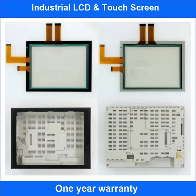 New High Quality Touch Screen Compatible to NS12-TS01-V1 NS12-TS00B-ECV2 NS12-TS01B-V2 Housing Case and Protective Film