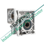 Servo Motor NMRV063 075 090 Gearbox Worm Gear Reducer Ratio 5 ：1/100: 1 Input Shaft 19/22/24mm Input Holes 25/28/35/38mm